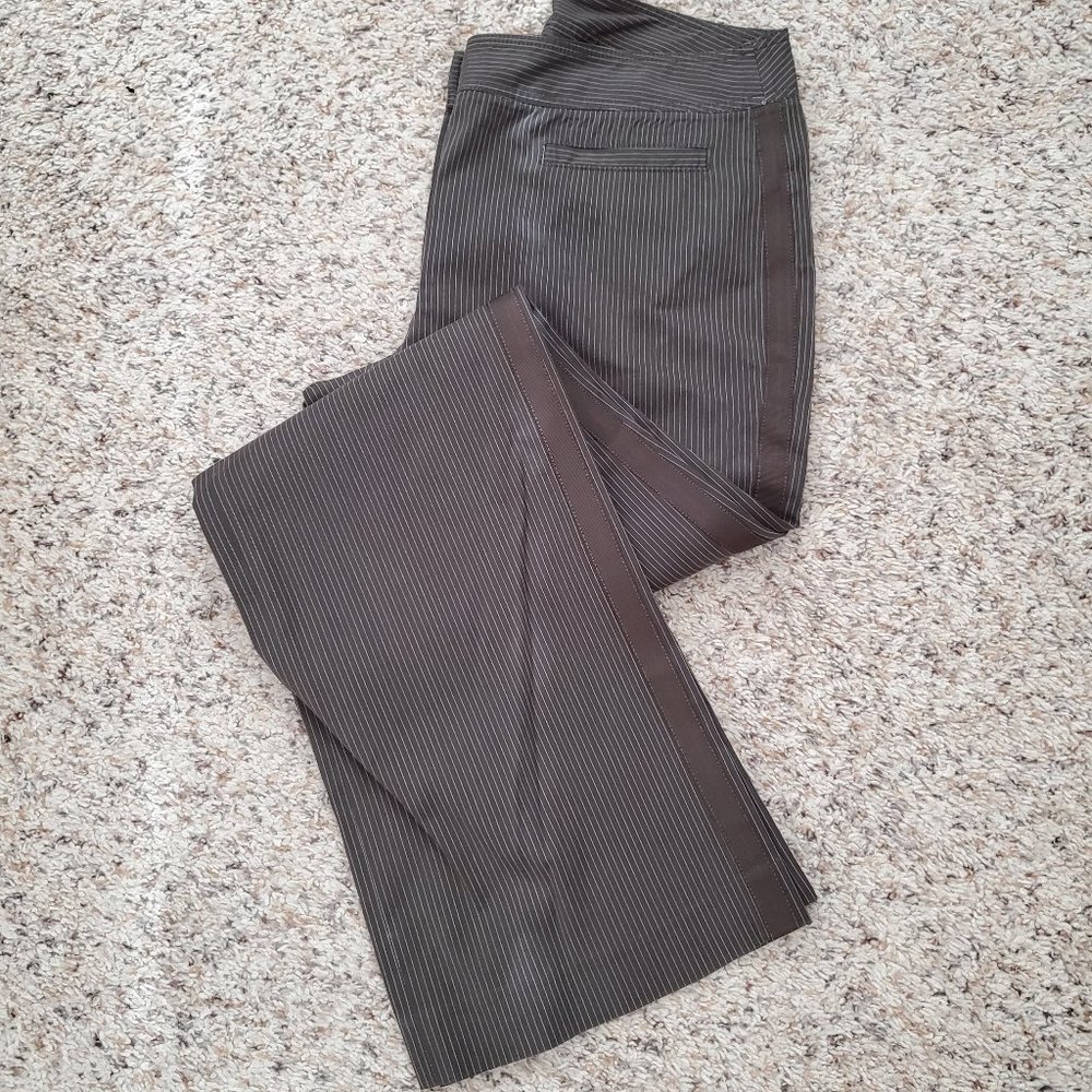DKNY Brown pin stripe trousers